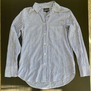 J.Crew Striped Button Down Collar Shirt